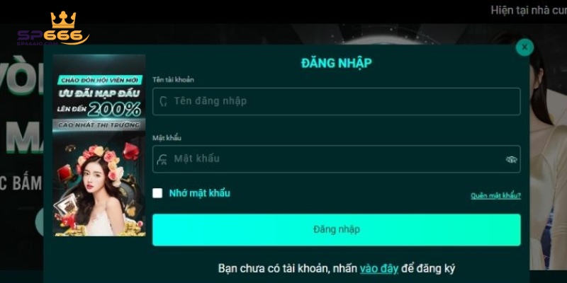 Hướng dẫn cách đăng nhập SP666 chuẩn xác